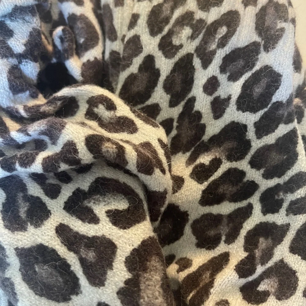 Chico's Animal Print Cowl Neck Sweater - Picture 5 of 8
